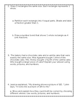 Preview of Grade 3 - Eureka Module 5 Mid-Module Study Guide