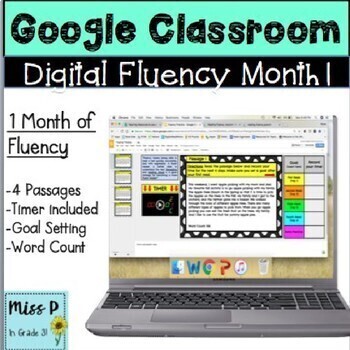 Preview of Grade 3 FREEBIE Digital Fluency Month 1