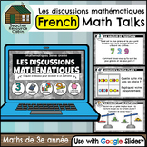 Grade 3 FRENCH MATH TALKS for Google Slides™