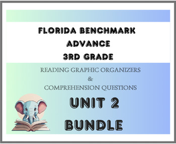 Preview of Grade 3: Florida Benchmark Advance-Unit 2 Bundle- Reading Comprehension