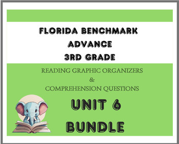 Preview of Grade 3: Florida Benchmark Advance-Unit 6 Bundle- Reading Comprehension 