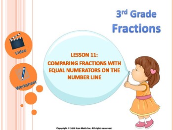 Preview of Grade 3 Fractions- Lesson 11
