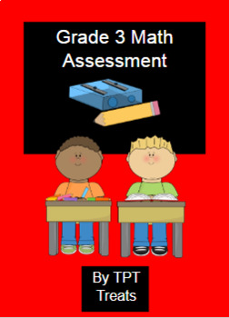 Preview of Grade 3 French Immersion Math Assessment  3e année évaluation de maths