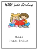 Grade 3 HMH Into Reading vocabulary worksheets Module 6