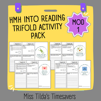 Preview of Grade 3 HMH into Reading Activity Pack - Module 1