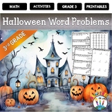 Grade 3 Halloween Math Multiplication Word Problems Worksh