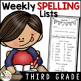 Journeys 3rd Grade Spelling Lists (Weekly) Aligned with HMH Journeys