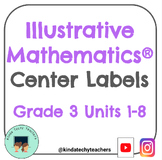 Grade 3 IM® Math Center Labels & Guide by Unit & Section