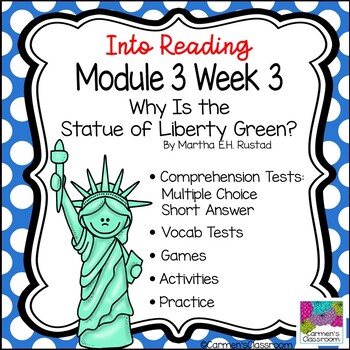Preview of Into Reading HMH 3rd Grade Module 3 Week 3 - State of Liberty Supplement