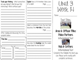 Grade 3 Journeys Unit 3 Week 14 Tri-fold