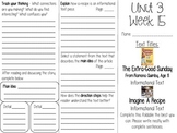 Grade 3 Journeys Unit 3 Week 15 Tri-fold