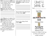 Grade 3 Journeys Unit 4 Week 16 Tri-fold