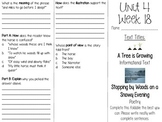 Grade 3 Journeys Unit 4 Week 18 Tri-fold