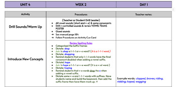 Preview of Grade 3 (Level 3) Unit 4 Lesson Plans (2 weeks)