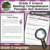 Grade 3 Science Reading Comprehension Passages and Questions