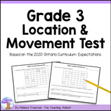 Location & Movement Test - Grade 3 Math (Ontario)