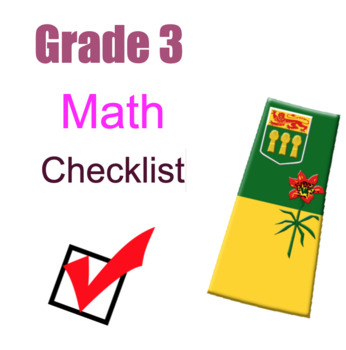 Preview of Grade 3 Math Checklist 