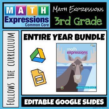 Preview of Grade 3 Math Expressions (2018 Common Core Edition) ENTIRE YEAR BUNDLE