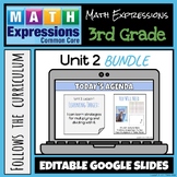Grade 3 Math Expressions (2018) Unit 2 BUNDLE