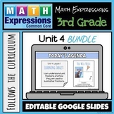 Grade 3 Math Expressions (2018 Common Core Edition) Unit 4 BUNDLE