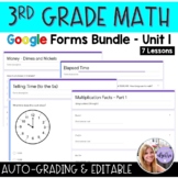 Grade 3 Math Google Forms - Unit 1