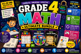 Grade 3 Math Success Bundle | Lessons, 35 Assessments, Spiral Review & Math Game
