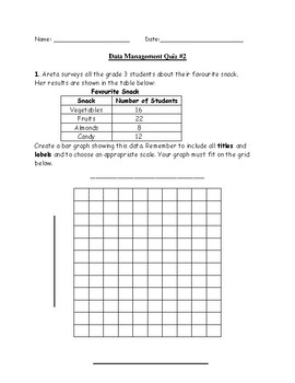 Preview of Grade 3 Math Tests and Quizes for ALL UNITS