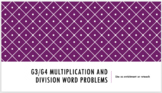 Grade 3 Math Word Problems MULTIPLY/DIVIDE