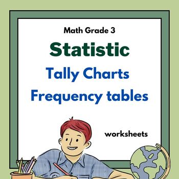 Preview of Grade 3 Math Worksheets: Statistics - Tally Charts and Frequency Tables