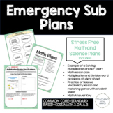 Grade 3 Math and Science Emergency Sub Plans