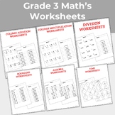 Grade 3 Math's Worksheets