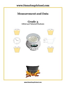 Preview of Grade 3, CCS: Measurement/ Data for Gifted/ Talented Students