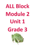 Grade 3 Module 2 Unit 1 ALL Block
