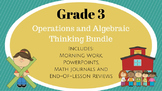 Grade 3: Morning Work, PowerPoints, Math Journals Bundle (