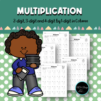 Preview of Grade 3 Multiplication, 2 Digit by 1 digit multiplication, Multiplication Facts