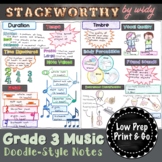 Grade 3 Music Theory Worksheets Elements of Music Notes Mu