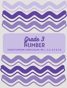 Preview of Grade 3 Numbers Unit Plan (Saskatchewan Curriculum)