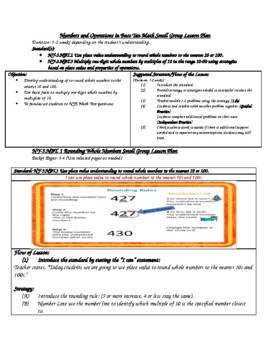 Preview of Grade 3 Numbers and Operations in Base Ten Lesson Plan