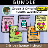 Grade 3 Ontario FRENCH HEALTH Workbooks