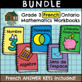 Grade 3 Ontario FRENCH Math Workbooks (Full Year Bundle)