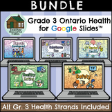 Grade 3 Ontario HEALTH Lesson Slides for Google Slides™