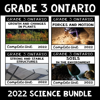 Preview of Grade 3 Ontario Science (2022 Bundle)
