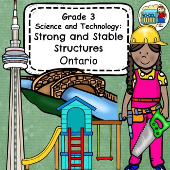 Preview of Grade 3 Ontario Science: Strong and Stable Structures Differentiated (2022)
