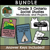 Grade 3 Ontario Social Studies Workbook Bundle