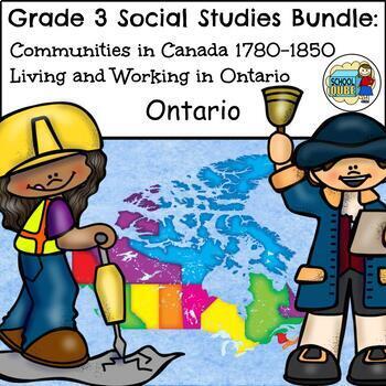 Preview of Grade 3 Ontario Social Studies Bundle 2023