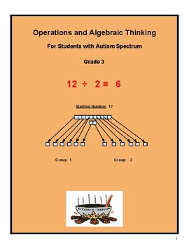 Preview of Grade 3, CCS: Algebra for students with Autism