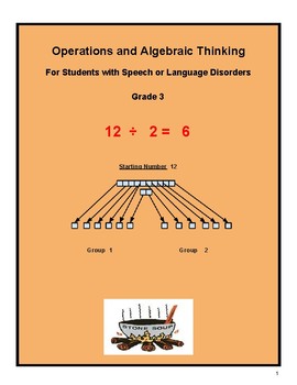 Preview of Grade 3, CCS: Algebra and Learning to Share for Speech or Language Challenged