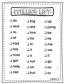 Grade 3 Saxon Spelling Lists by Coffee n Chaos | TPT