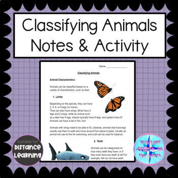 Preview of Grade 3 Science Alberta - Animal Life Cycles - Classifying Animals