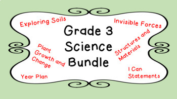 Preview of Grade 3 Science Bundle